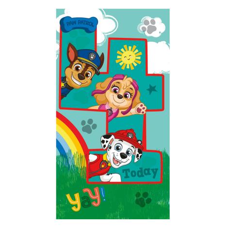 Paw Patrol 4 Today Birthday Card £2.45